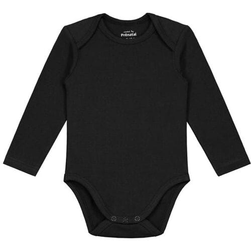 Prénatal basis romper Black 62/68 unisex