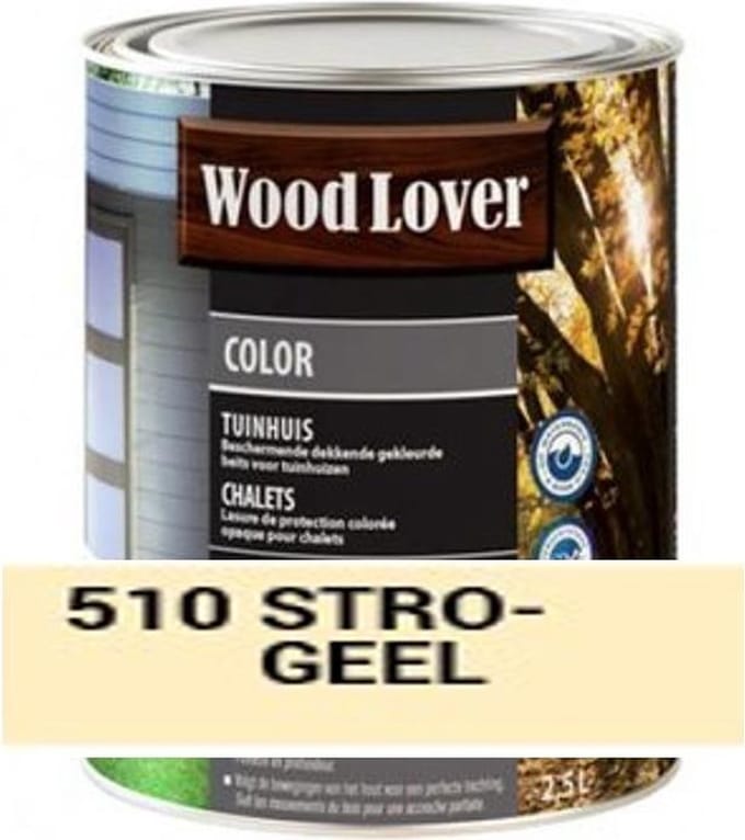 Woodlover Color - 2.5L - 510 - Yellow straw