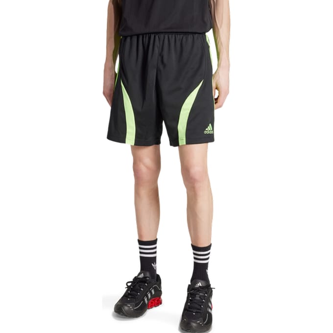 Adidas Teamgeist Korte Broeken Heren - Zwart - Maat L - Poly Jersey