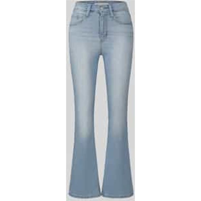 Slim fit bootcut-jeans van katoenmix model '725®'