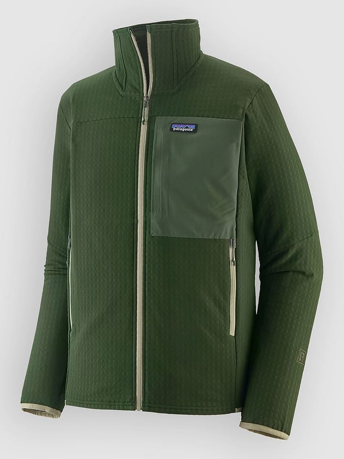 Patagonia R2 Techface Jas groen