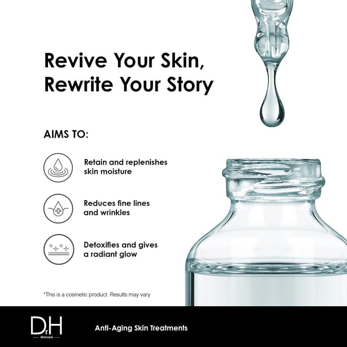 Dr H Anti-aging gezichtsserum met hyaluronzuur 30 ml