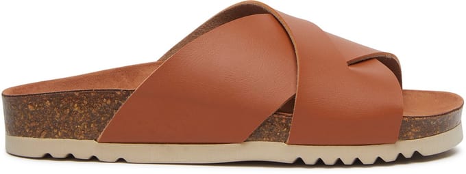 Scholl Sandalen Vivian Synthetisch Leer Vrouwen - Cognac