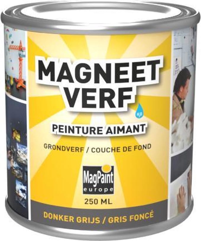 MagPaint - Magneetverf - Donkergrijs - 250ml (0.5m²)