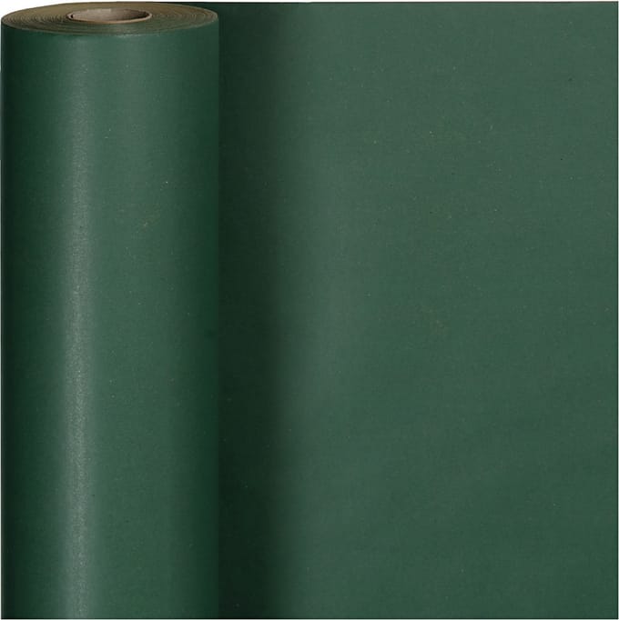 Cadeaupapier, B: 50 cm, 60 gr, groen, 100 m/ 1 rol