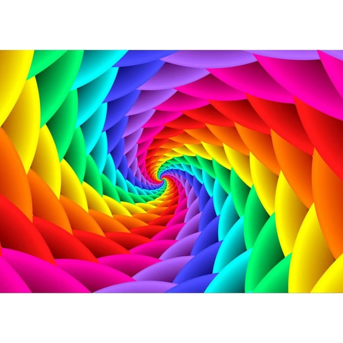 Enjoy Puzzle legpuzzel Gradient Rainbow Swirl - 1000 stukjes kleurrijk.