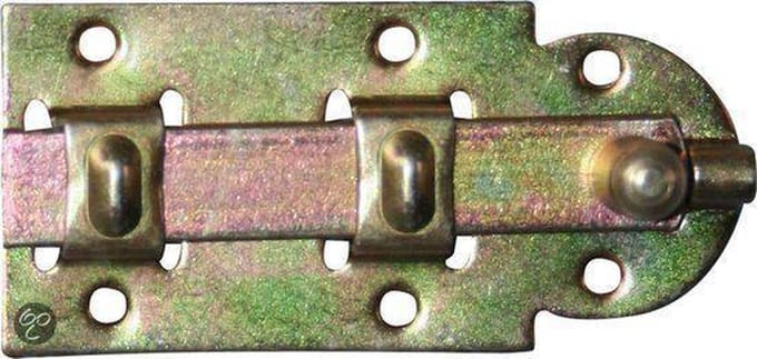 Qlinq Rolschuif Vlak - Verzinkt - 100 mm
