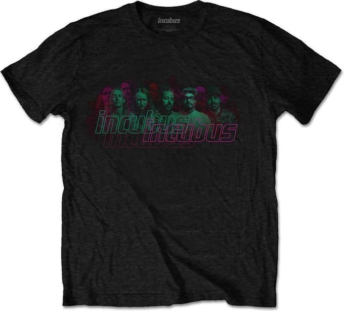 Incubus Heren Tshirt -L- 17 Tour Zwart