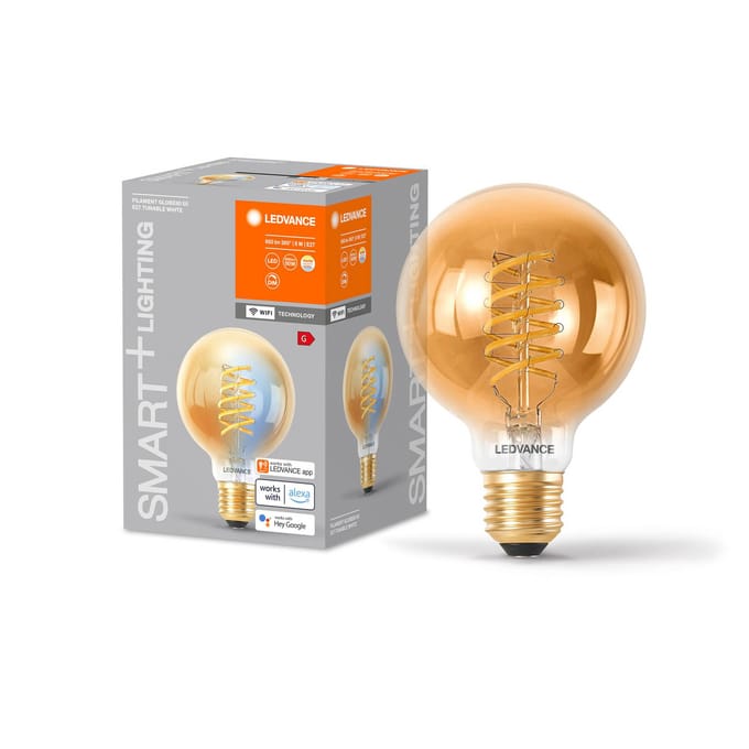 LEDVANCE SMART+ WiFi E27 8W LED G80 goud 822-850