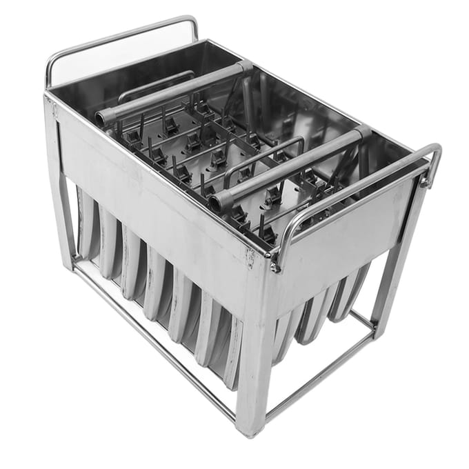 28 STUKS IJs Lolly Vorm Roestvrij Staal Bevroren IJs Lolly Maker DIY IJs Lolly Vorm IJs Lolly Vorm Eenvoudig Te L gray