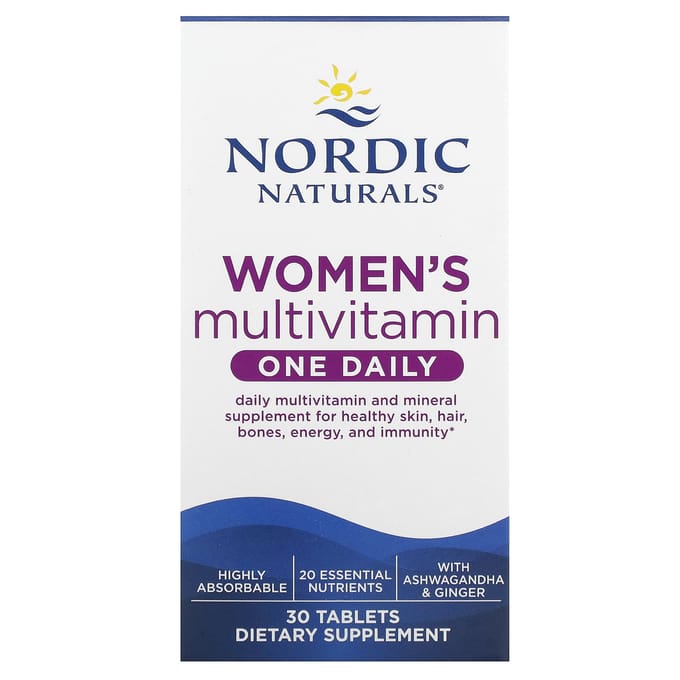Nordic Naturals, Vrouwenmultivitamine, Eén per dag, 30 tabletten