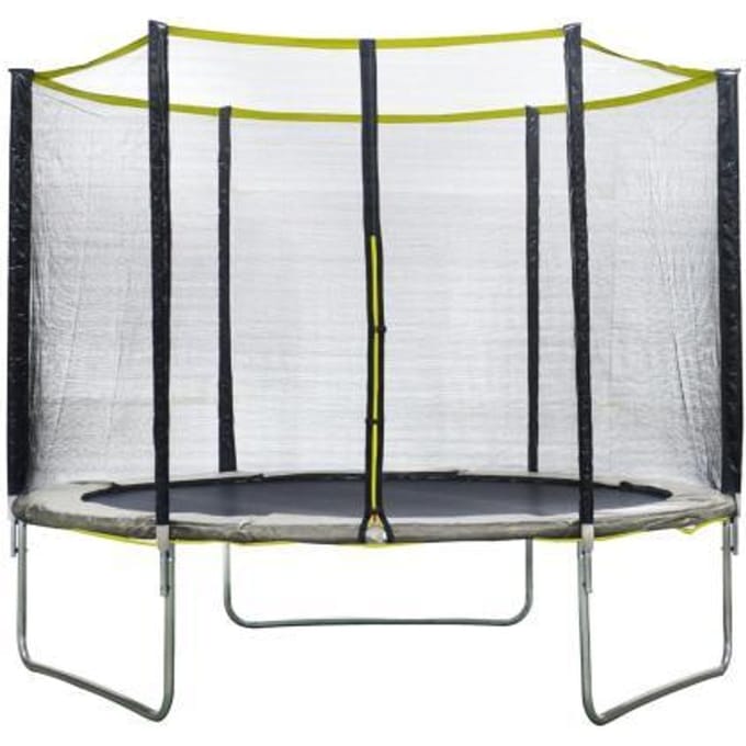 Plooibare trampoline 305cm met veiligheidsnet Trampolines Opbouw trampolines