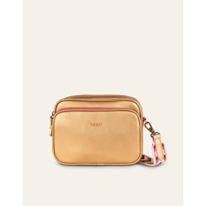 Oilily Smiley Cross Body- maatOne size Pale Gold