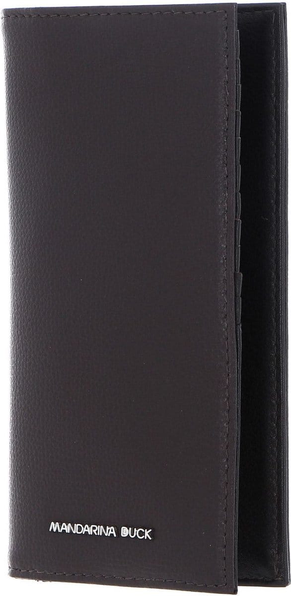 MANDARINA DUCK Leren Portemonnee Mellow Urban Wallet Mole Donkerbruin