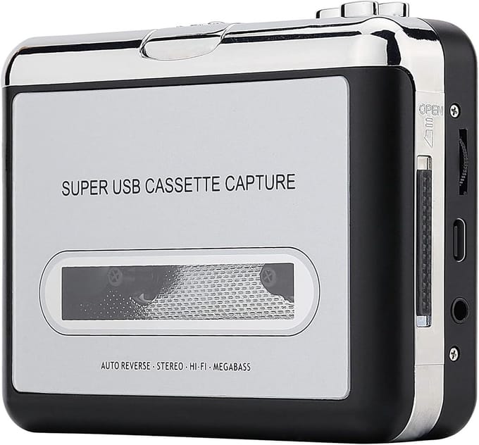 Cassette Speler & Converter – draagbare Walkman met USB opname