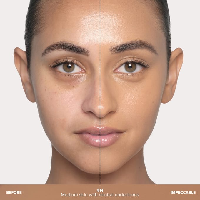 Anastasia Beverly Hills - Impeccable Blurring Second Skin Matte Foundation Velvet-matte Foundation 4N