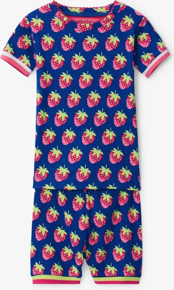 Hatley Pyjama Strawberries Mazarine Blue - 104