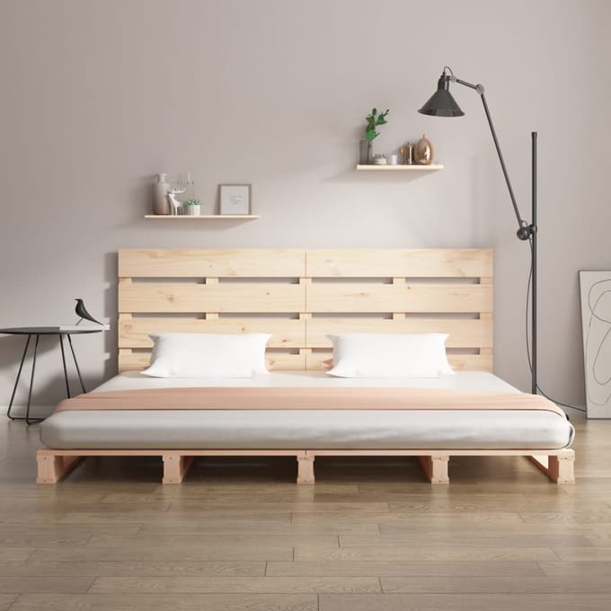 vidaXL - Bedframe - massief - grenenhout - 120x190 - cm