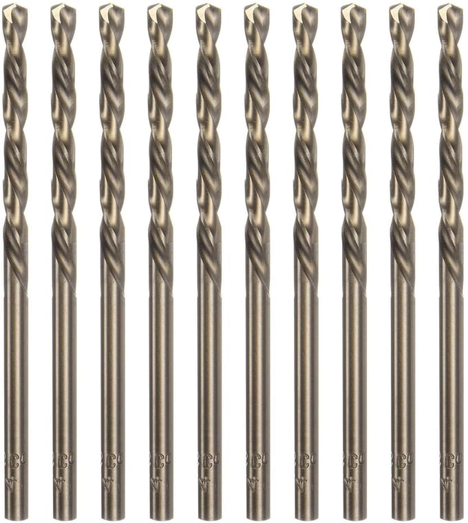 Solidchoice - Set van 10 Kobalt Jobber Boren, HSS M35