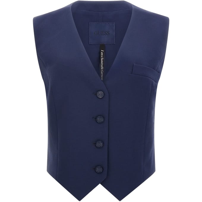 GUESS Sl Theoline Perfect Blackened Blue Größe: XL | Gilets Outlet | Damen | Blau