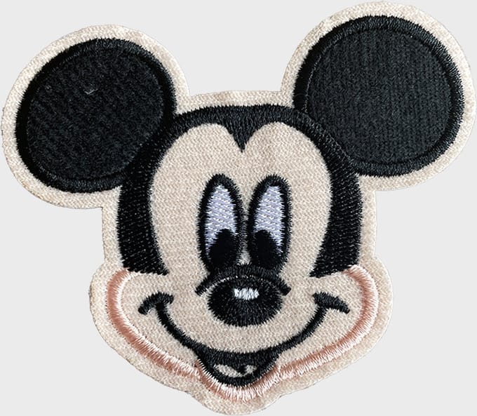 Patchy® – Disney's Mickey Mouse Strijkpatch - Strijkapplicatie - Strijkembleem - Badge - Patches (WOP)