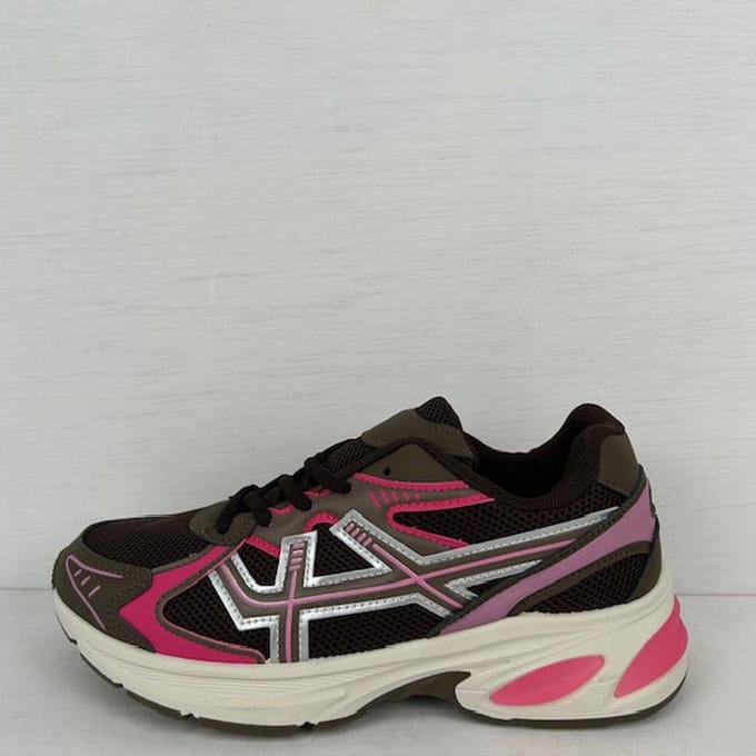 Trendy sneakers met gaaf design bruin Bruin / 36