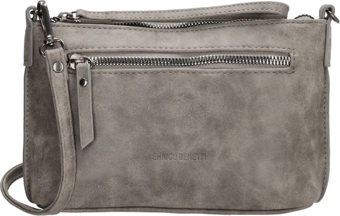 Enrico Benetti Schoudertasje/Clutch 66907 Zoë Grijs