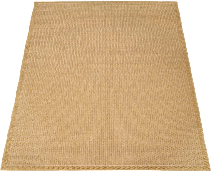 Flycarpets Binnen & Buitenkleed Timiso - Effen Uni - Geel