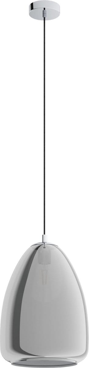 EGLO Alobrase Hanglamp - 1 lichts - Ø30 cm - E27 - Chroom