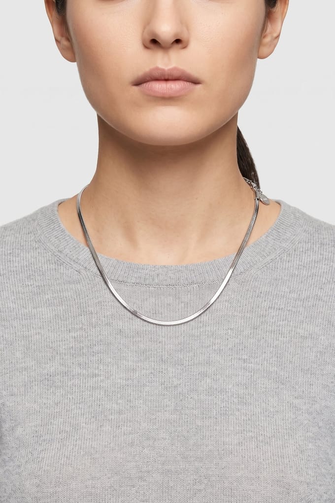PURELEI Flare Kette Silver Taglia: OS | Collane Outlet | Donna | Grigio