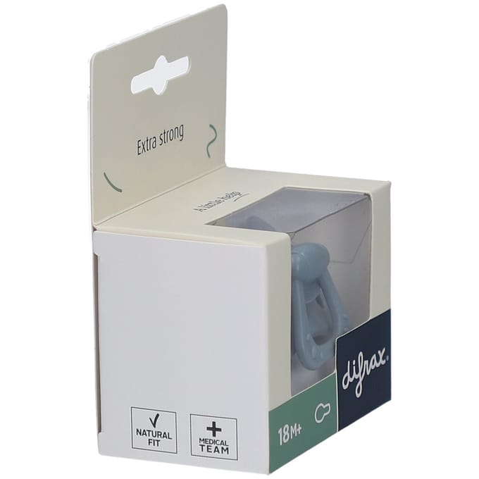Difrax Fopspeen - Natural - 18+ maanden - Siliconen - Stone - 1 stuk