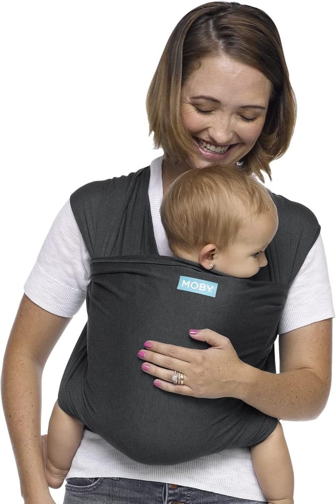 Lichte Draagdoek Evolution in Grijs - Comfortabel en Ademend voor Baby's
