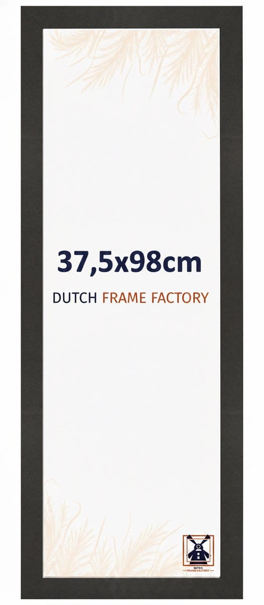 Fotolijst 37,5x98 cm - MDF - Zwart Mat - Benno