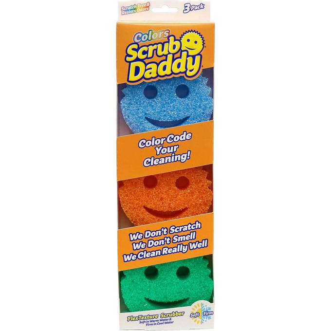Scrub Daddy Scrub Daddy Kleur 3 Pack 3 st