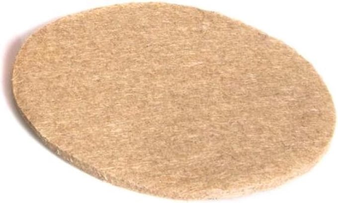 Inlegmatjes kippen en duiven - jute Ø 23,5 cm - set van 10 stuks