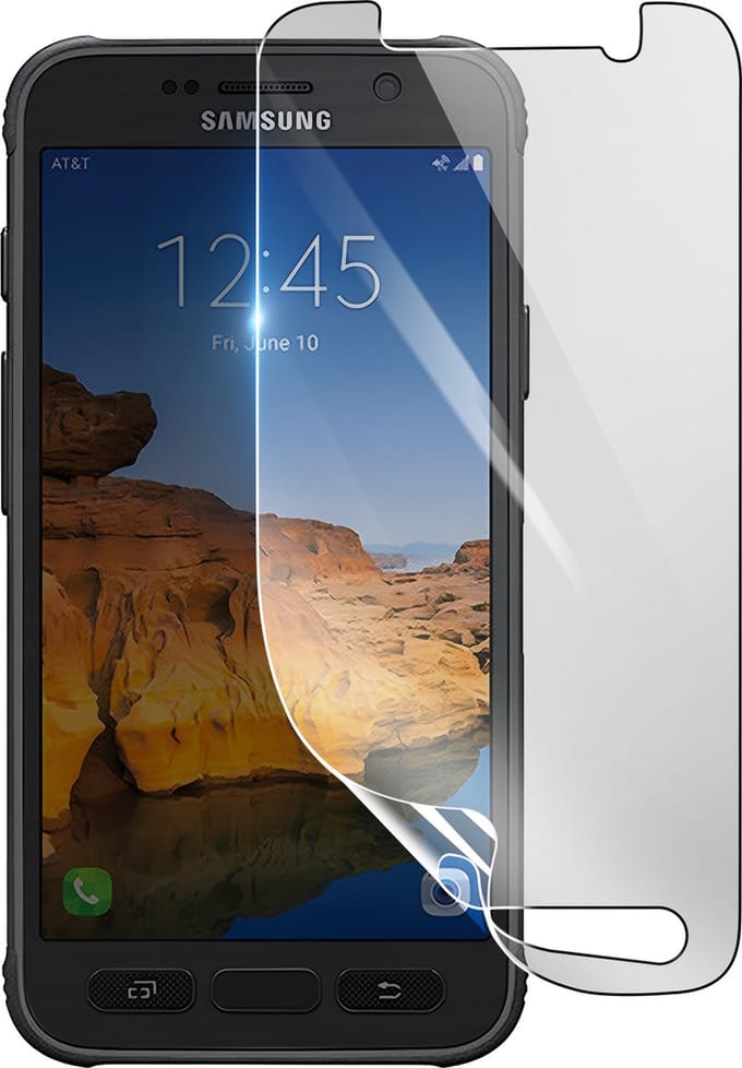 3mk, Geschikt voor Samsung Galaxy S7 Active, Schokbestendige Hydrogel Screenprotector, Transparant