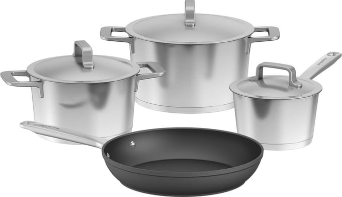 DiNA 7-delige kookpottenset Meta - Metaal - PFAS-vrij