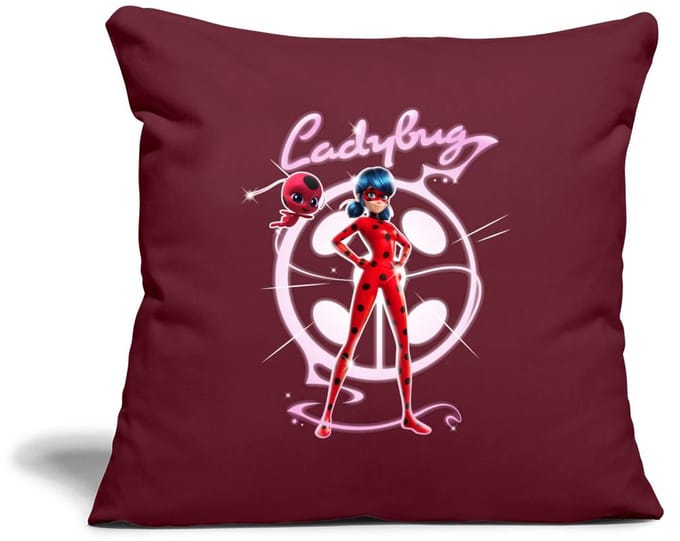Miraculous Ladybug Met Tikki Sierkussenhoes, 45 x 45 cm