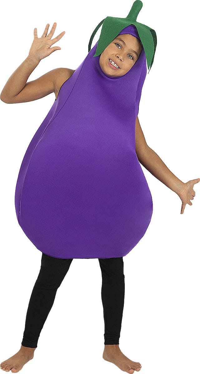 Funidelia | Aubergine Kostuum - Maat: 125 - 152 cm