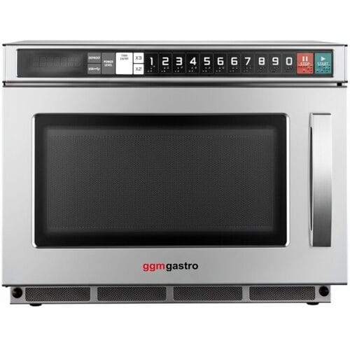 GGM Gastro Mikrowelle - 17 Liter - 2,1 kW - Digital Zilver
