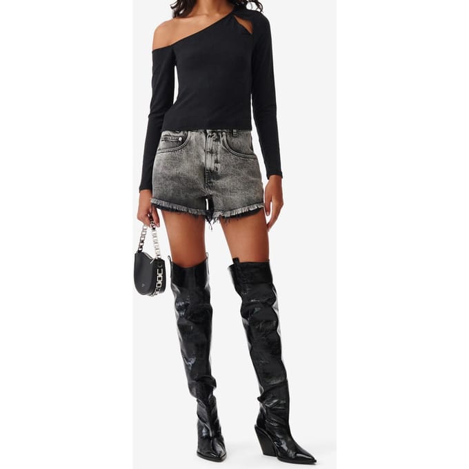 IRO Paris Belem Short Snow Black Taglia: 25 | Outlet | Donna | Nero