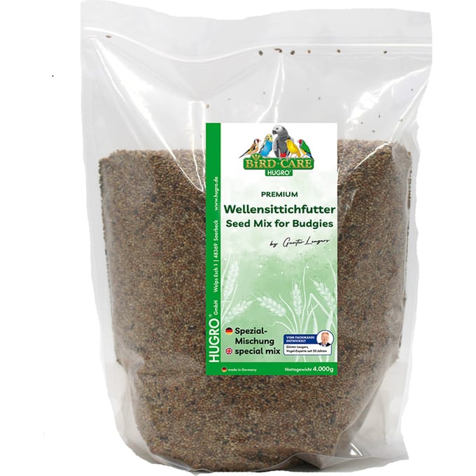 Voordeelpakket: 2x4kg Hugro parkietenvoer "Super