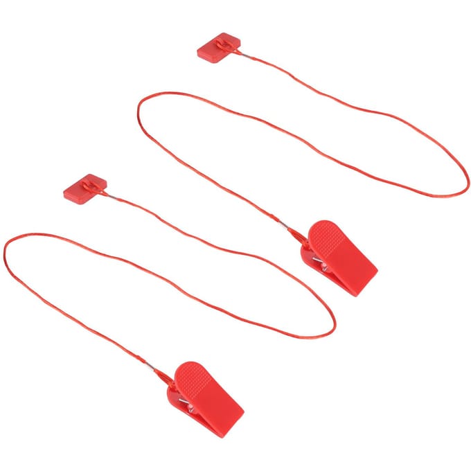 2 Stuks Loopband Magnetisch Slot Noodstop Schakelaar Clip Loopmachine Veiligheidsslot voor Fitnessapparaat red