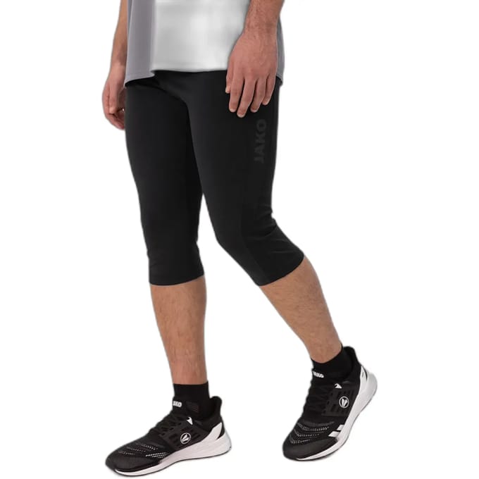 Jako Power Capri Tight Heren - Zwart | Maat: L