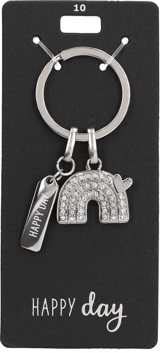 Depesche - Glamour sleutelhanger - mot. 010 - Happy day