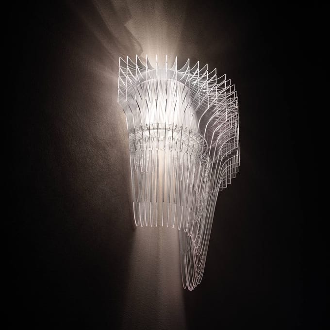Slamp Aria design-wandlamp, helder