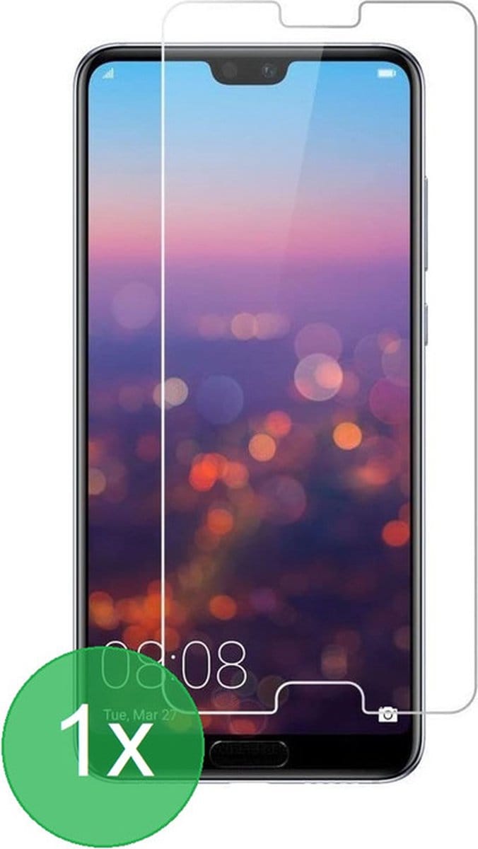 Geschikt Voor: Huawei P20 Pro Screenprotector 1x - screen protector - glas - bescherm - beschermglas - ZT Accessoires