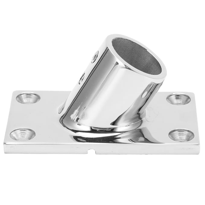 Boot Handgreep Basis Fitting Roestvrij Staal 60 Graden Rechthoekig Boot Handgreep Fitting22mm 0.9in white