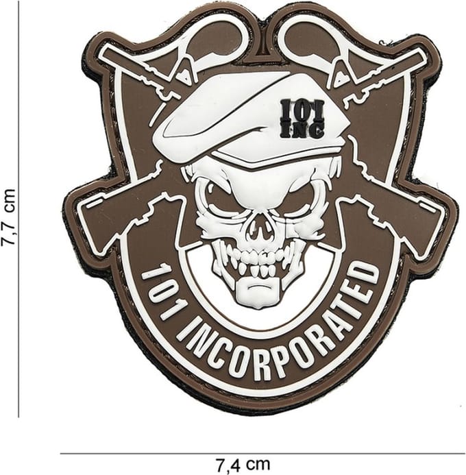 Embleem 3D Pvc 101 Incorporated Coyote  15038