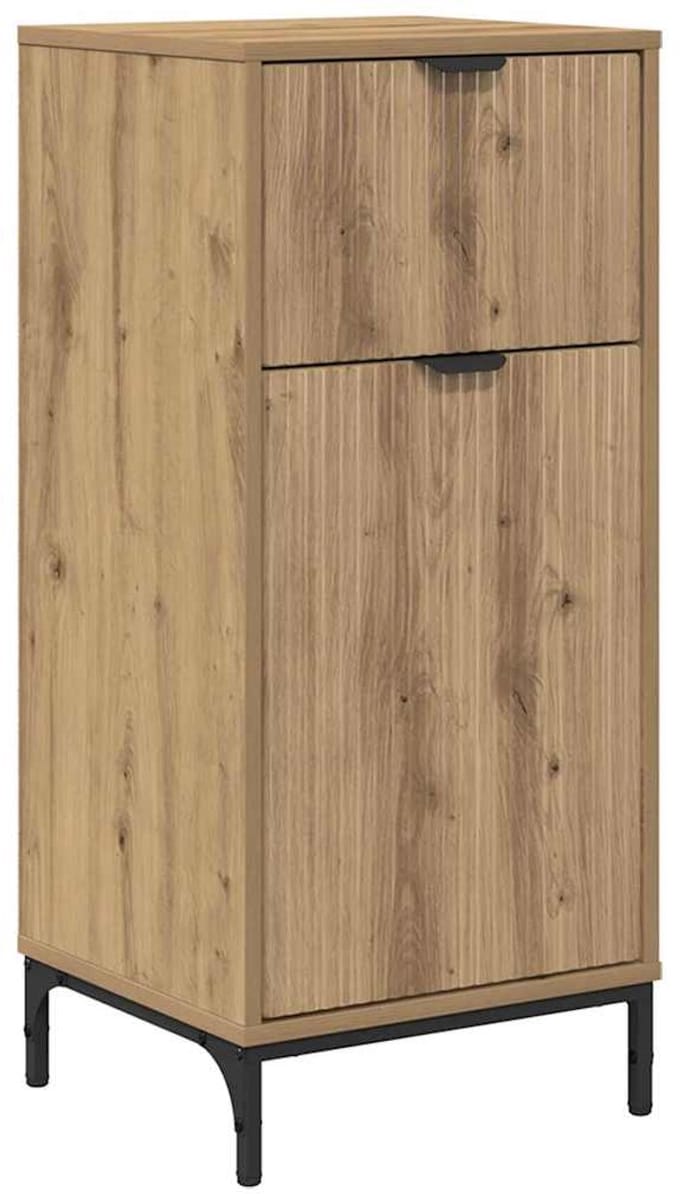 vidaXL - Badkamerkast - Artisan - Eiken - 39,5 - x - 36 - x - 88 - cm